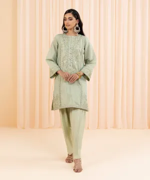 2 Piece - Embroidered Masoori Suit