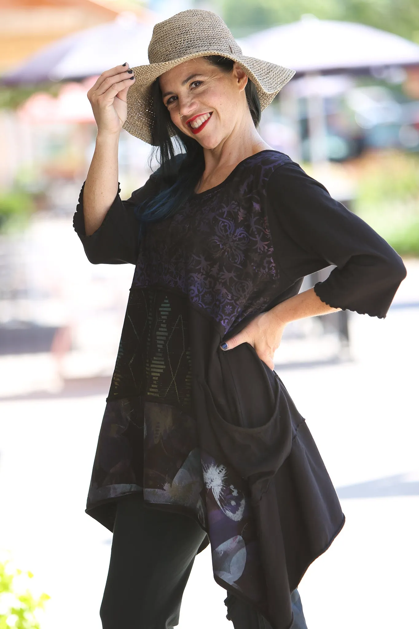 2222 Vector Tunic Black -P