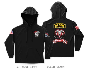 2nd PLT, B TRP, 3-71 CAV Core Men's Hooded Performance Sweatshirt - zXff2y