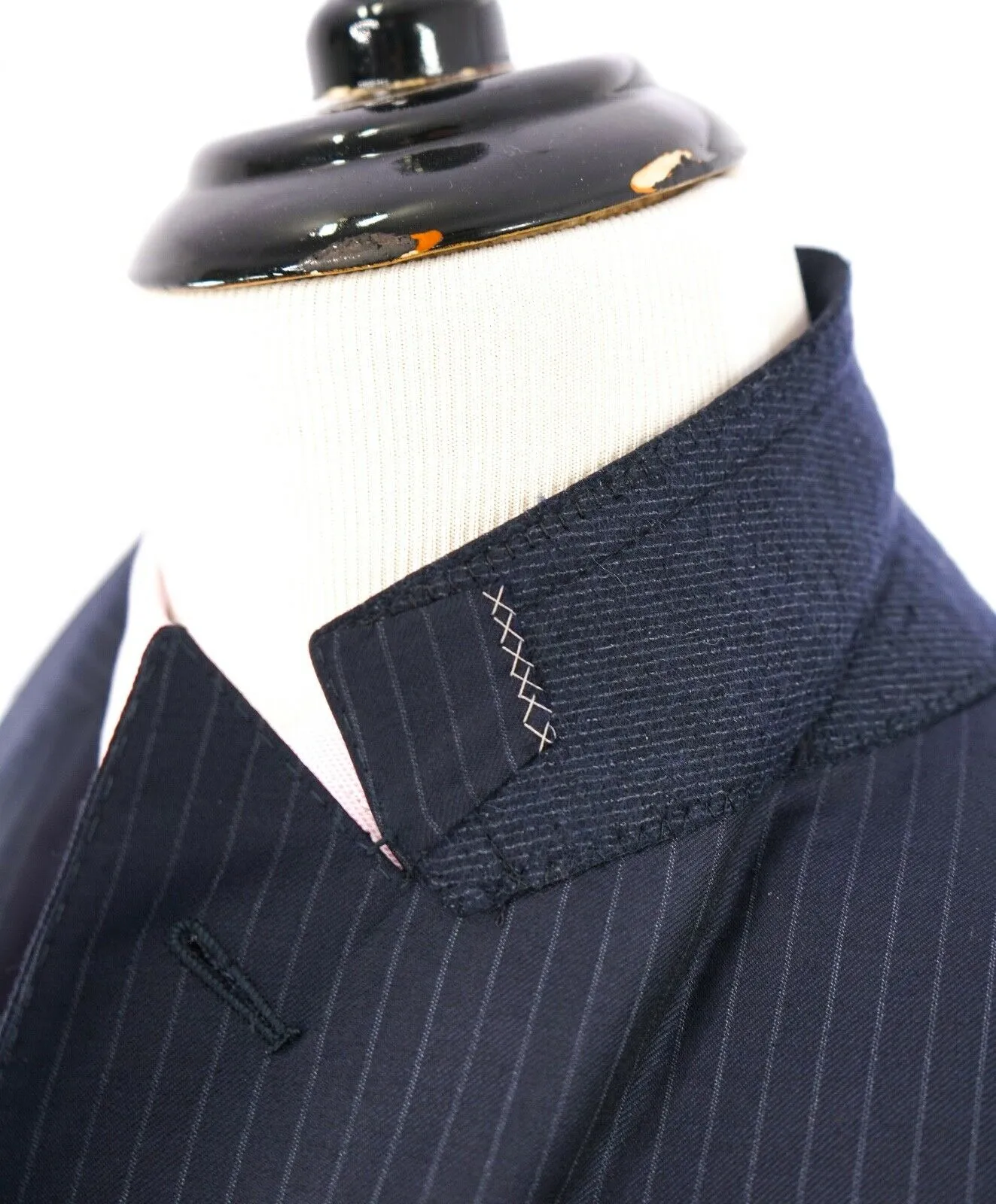 $3,000 ERMENEGILDO ZEGNA - "Manhattan" "MultiSeason" Wide Peak Lapel Suit - 46R