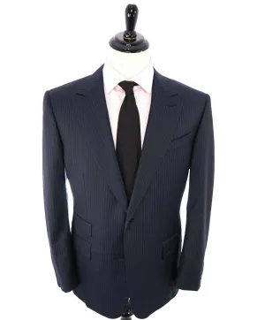 $3,000 ERMENEGILDO ZEGNA - "Manhattan" "MultiSeason" Wide Peak Lapel Suit - 46R