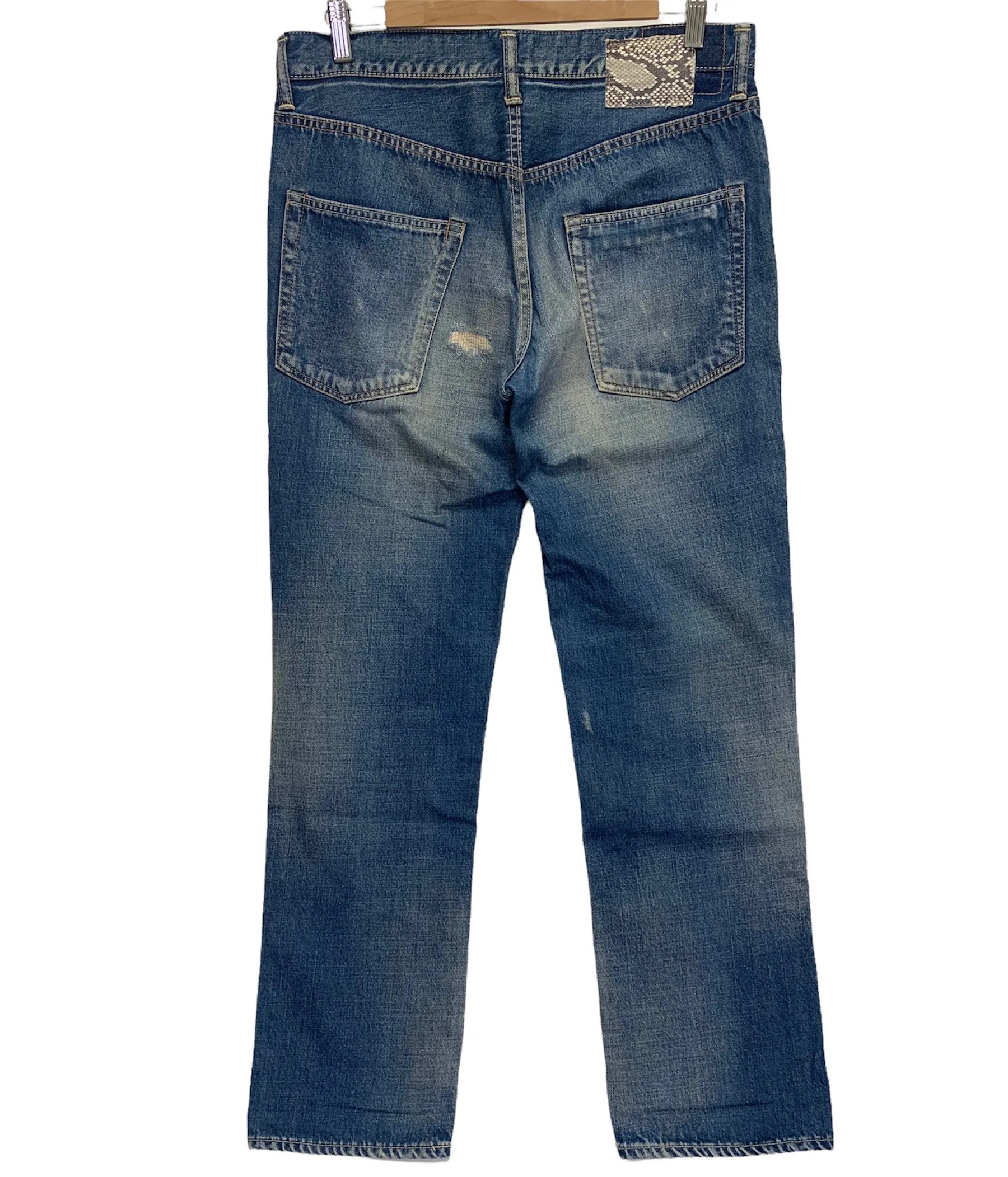 [34W] Visvim Fluxus 03D5 Distressed Denim Indigo