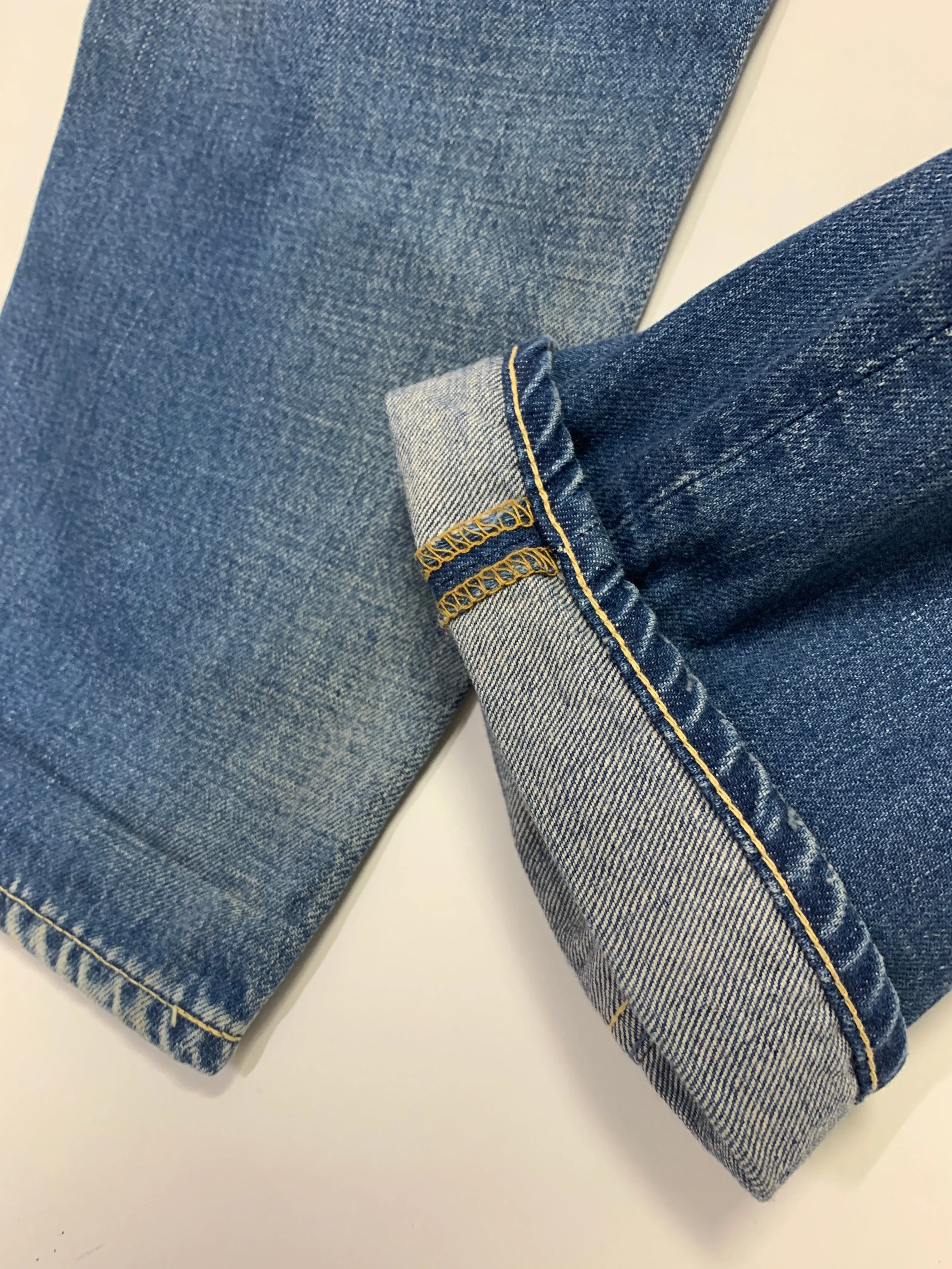 [34W] Visvim Fluxus 03D5 Distressed Denim Indigo