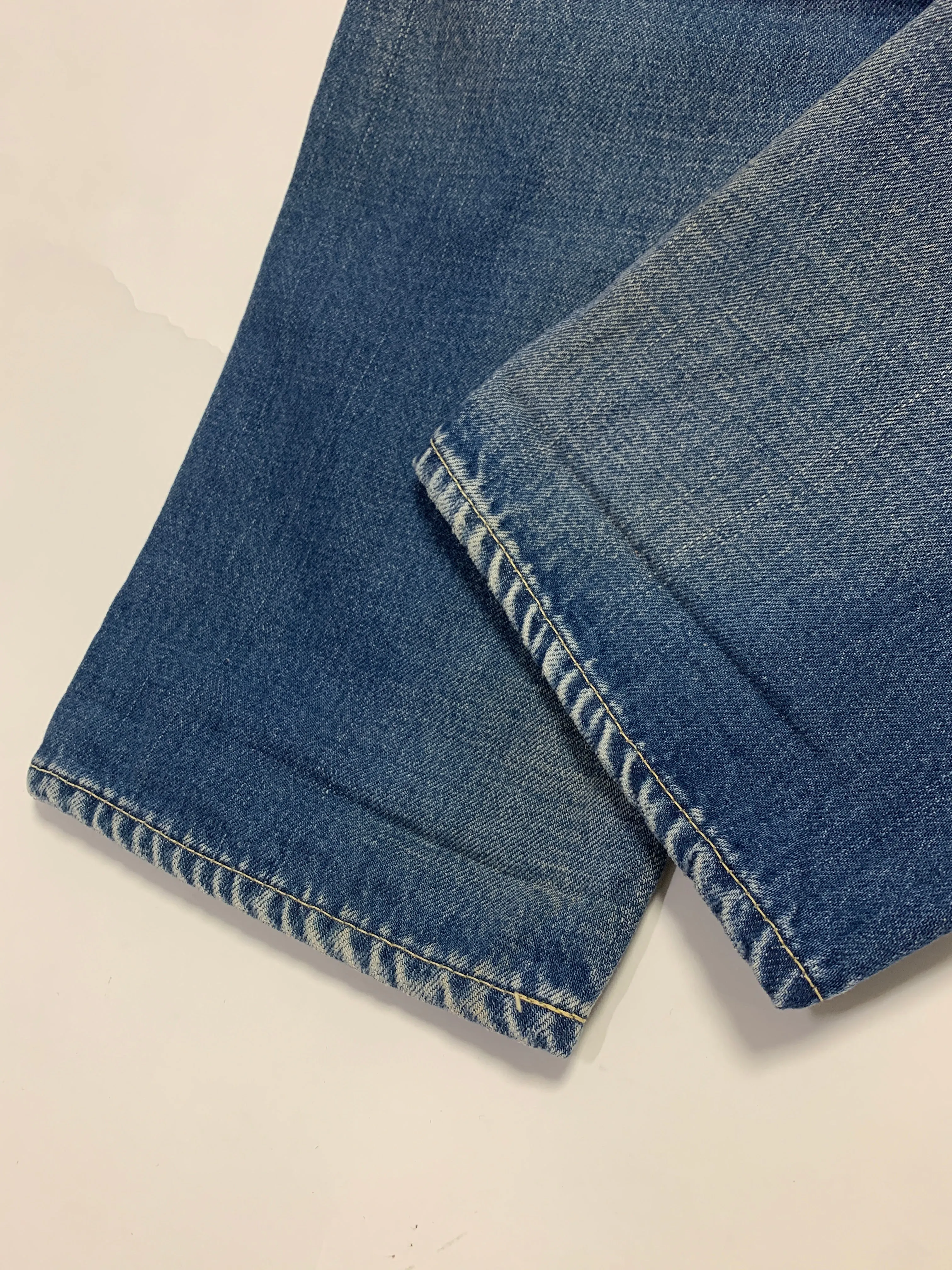 [34W] Visvim Fluxus 03D5 Distressed Denim Indigo