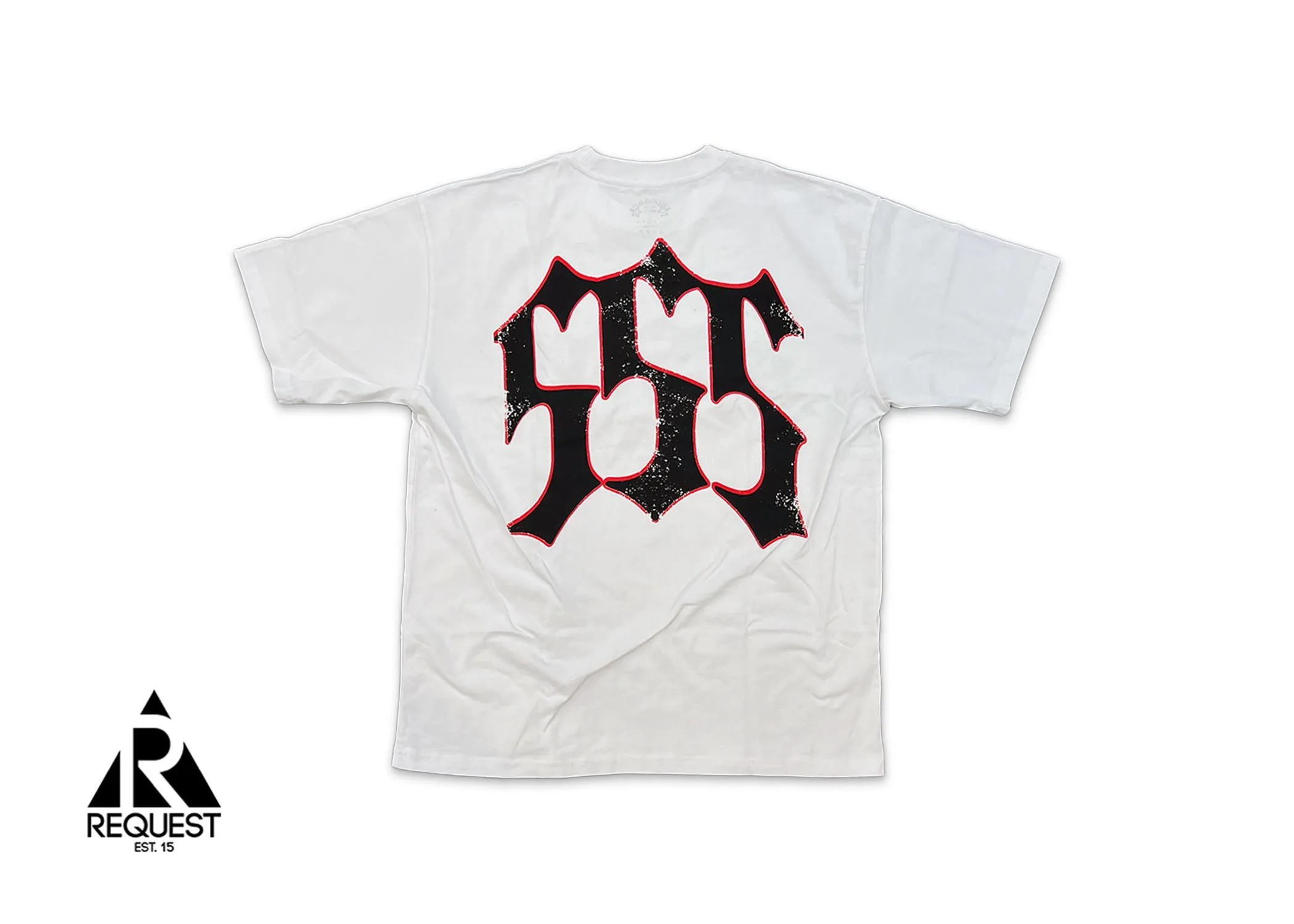 555 Text Tee "White"