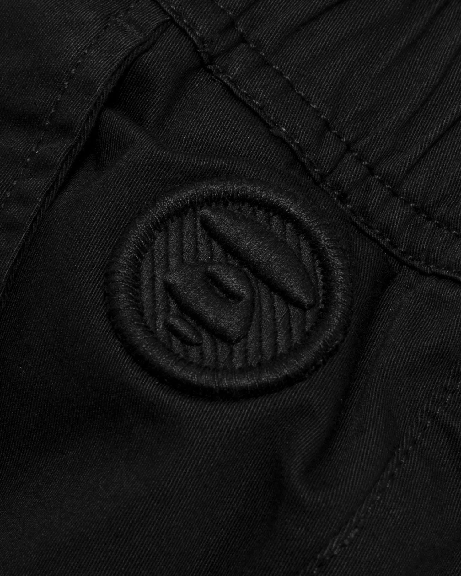 AAPENOW moonface logo tapered jogger pants