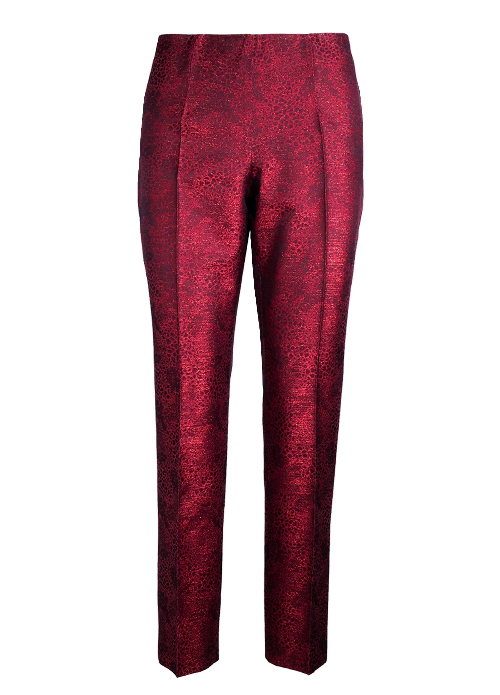 Abstract Lame Jacquard Pants