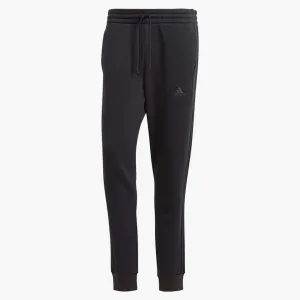 Adidas Essentials Fleece 3-stripes Tapered Cuff Pants Black