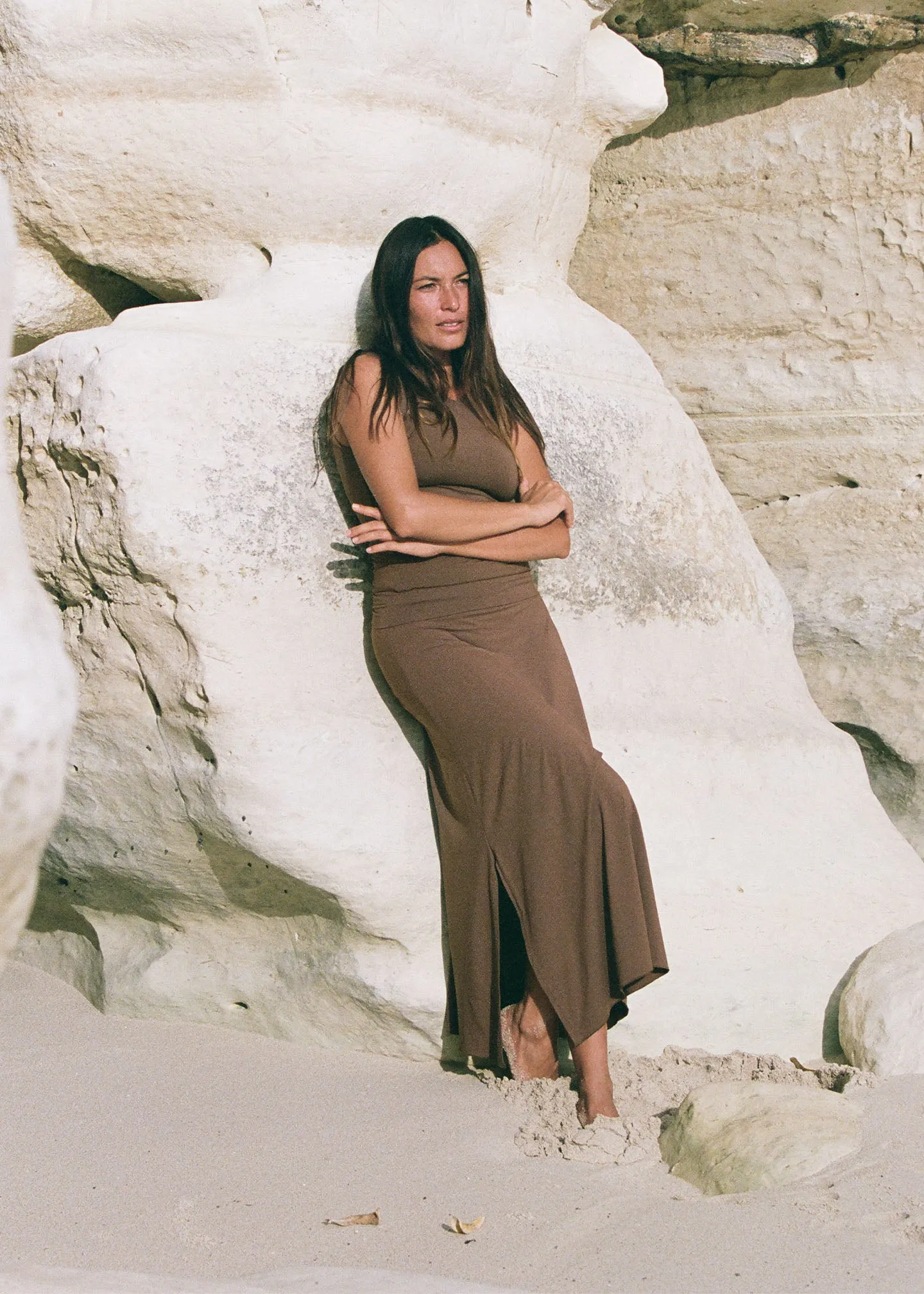 Agni Skirt Chocolate