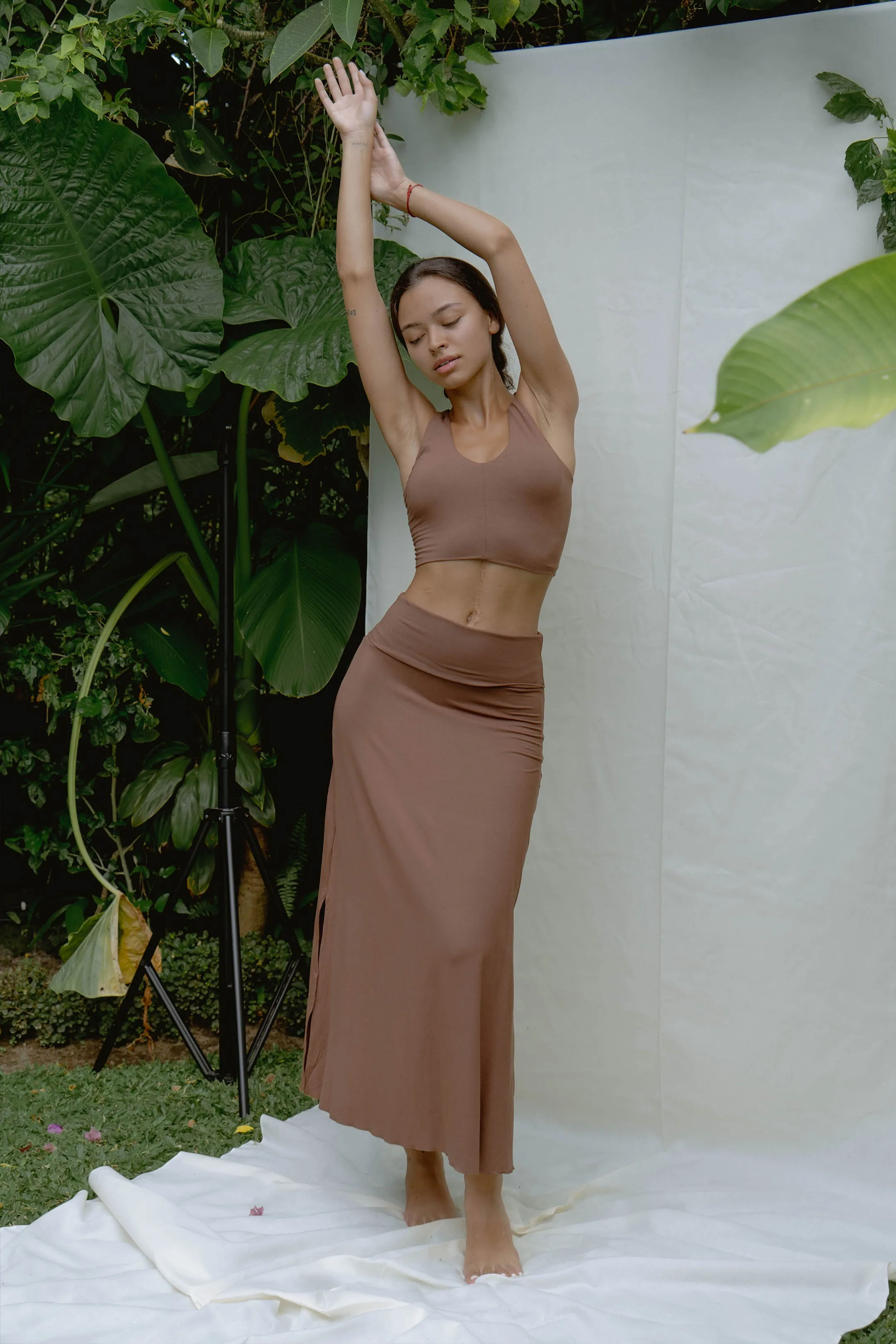 Agni Skirt Chocolate