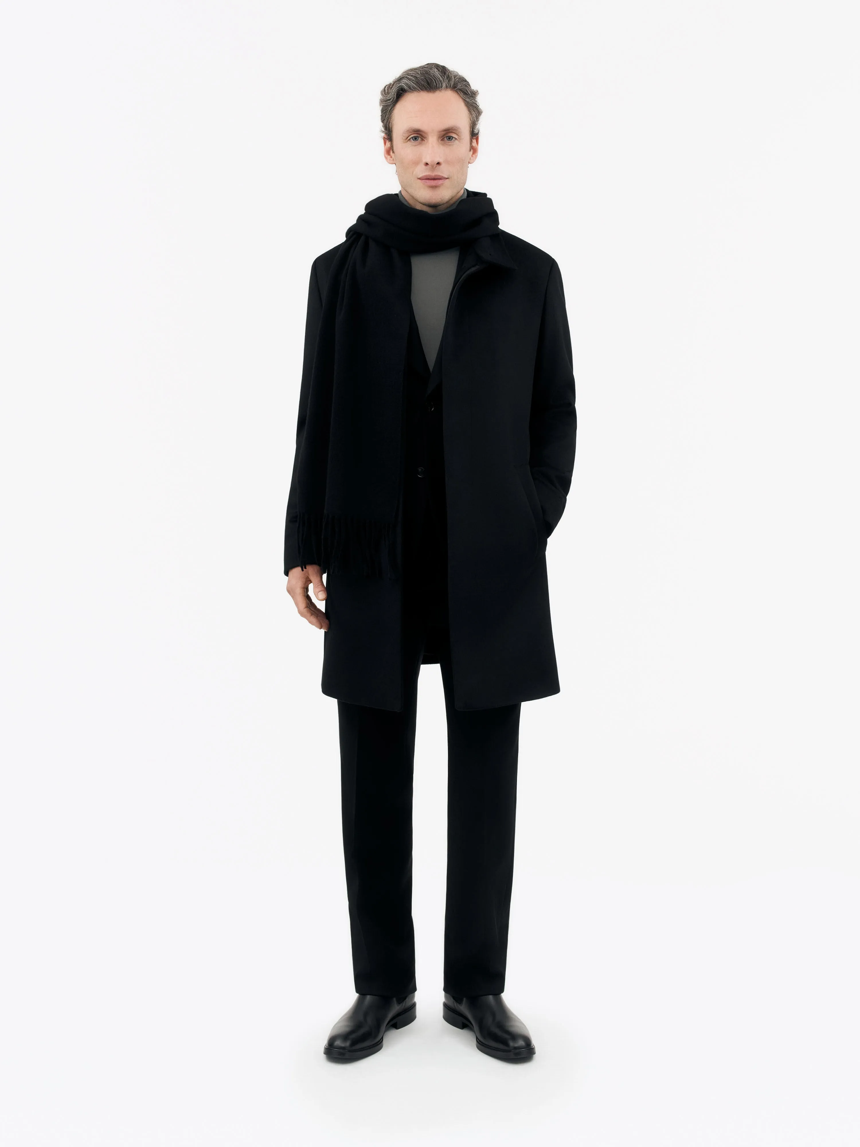 Aleric Coat in Black