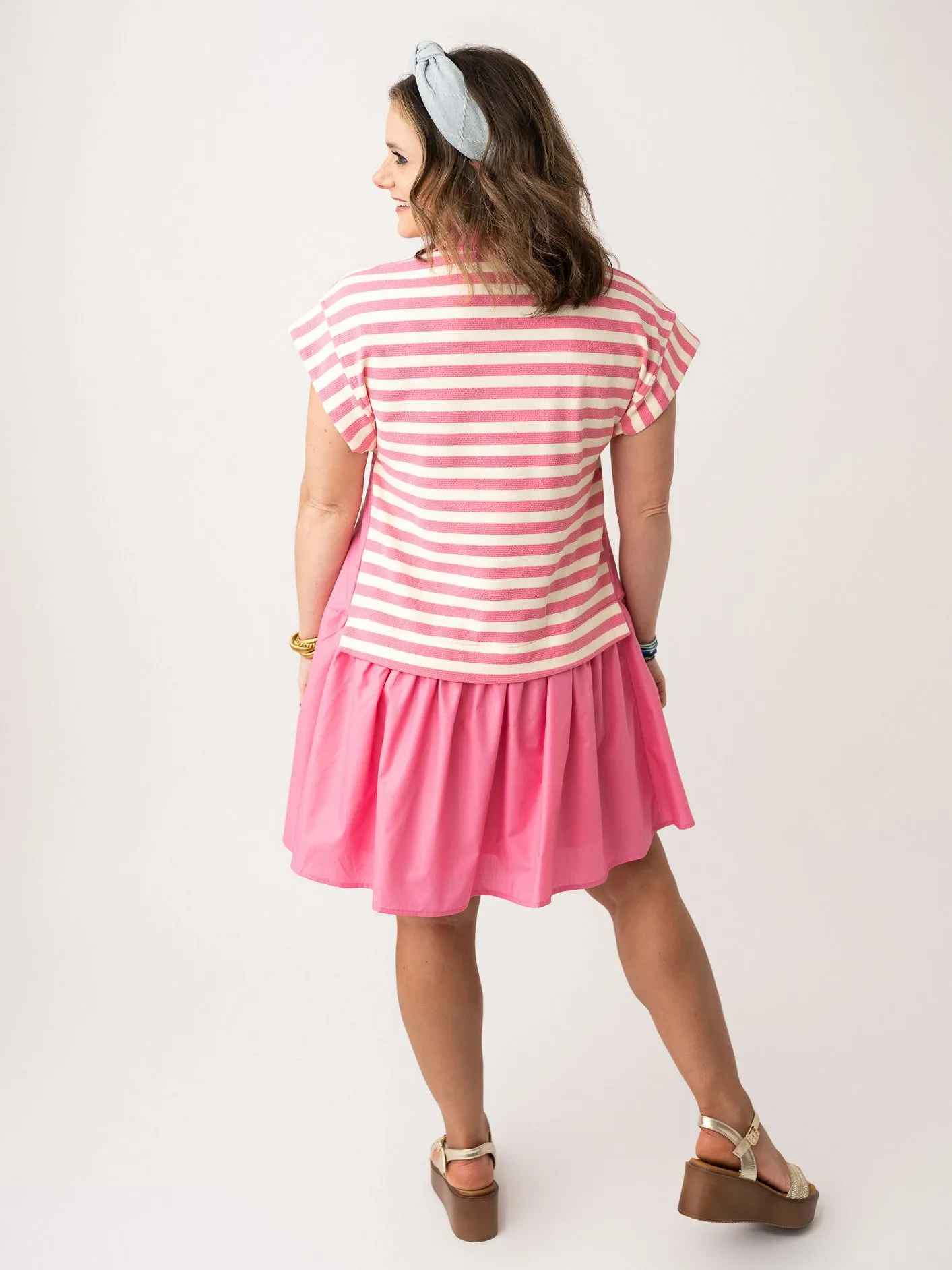 All Hands on Deck Collared Dress