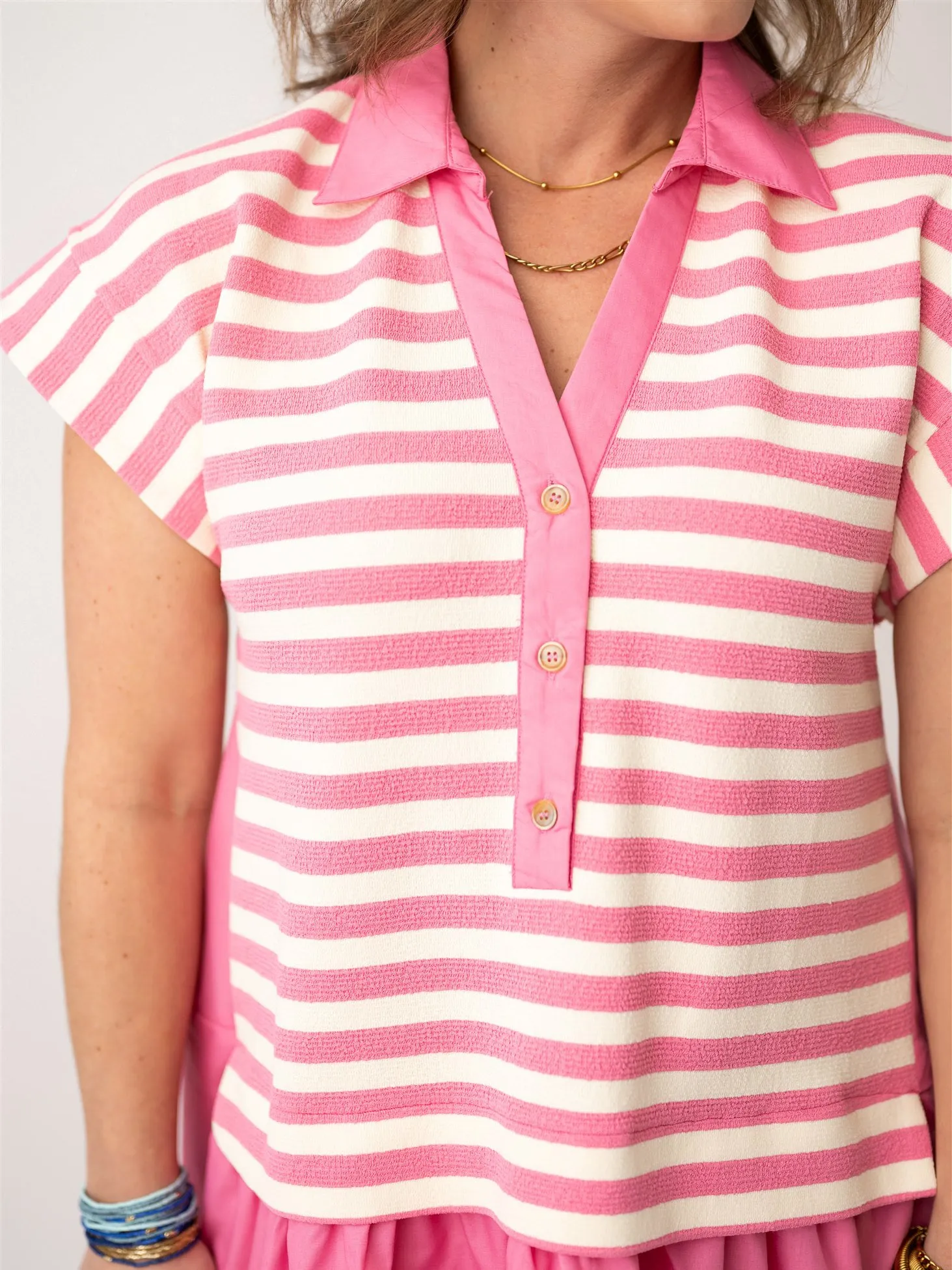 All Hands on Deck Collared Dress