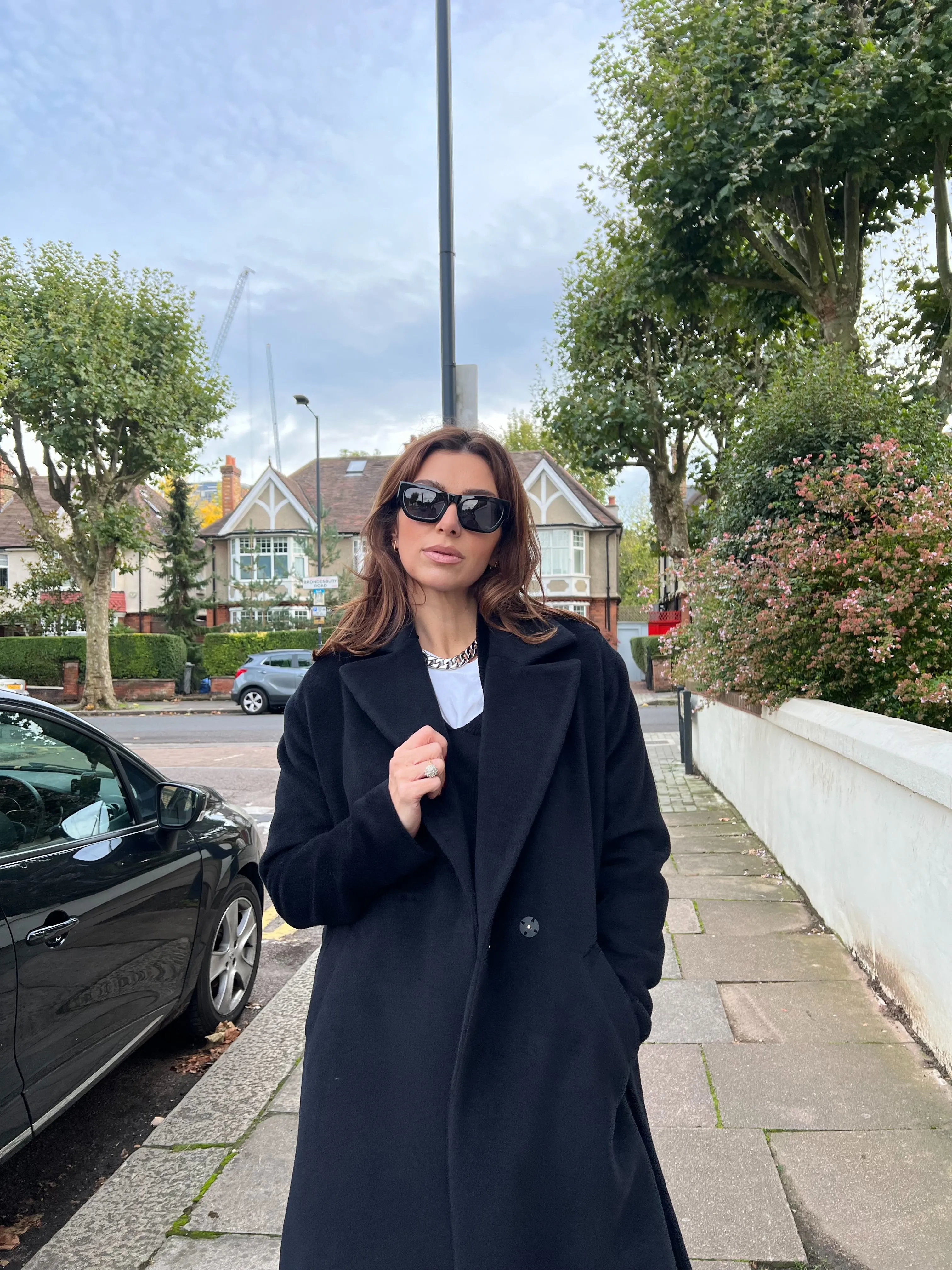 Alpaca Coat - Black