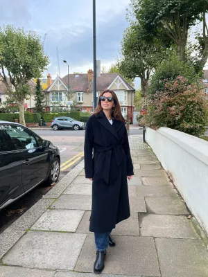 Alpaca Coat - Black