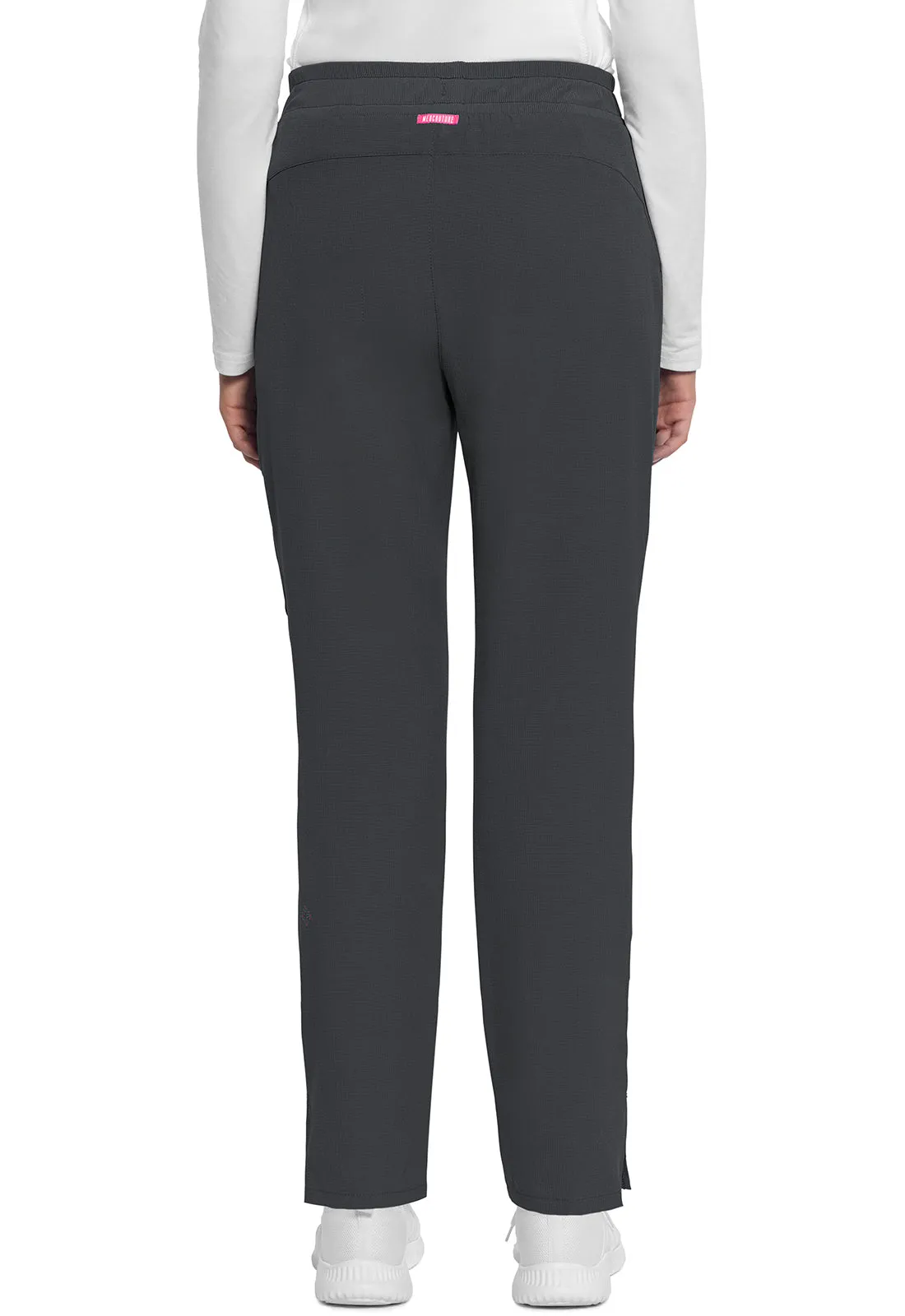 AMP MC101 Mid Rise Drawstring Tapered Leg Pants Pewter