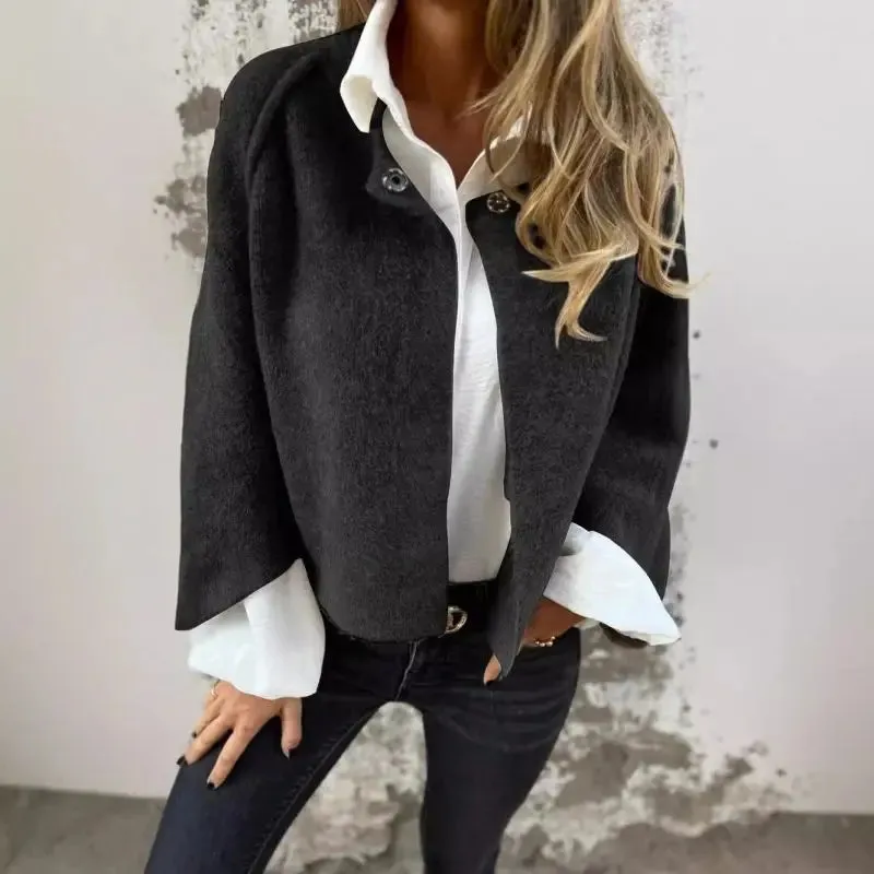 ANNABELLE - CLASSIC WOOL CARDIGAN LONG SLEEVES