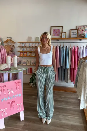 Annalise Striped Pants