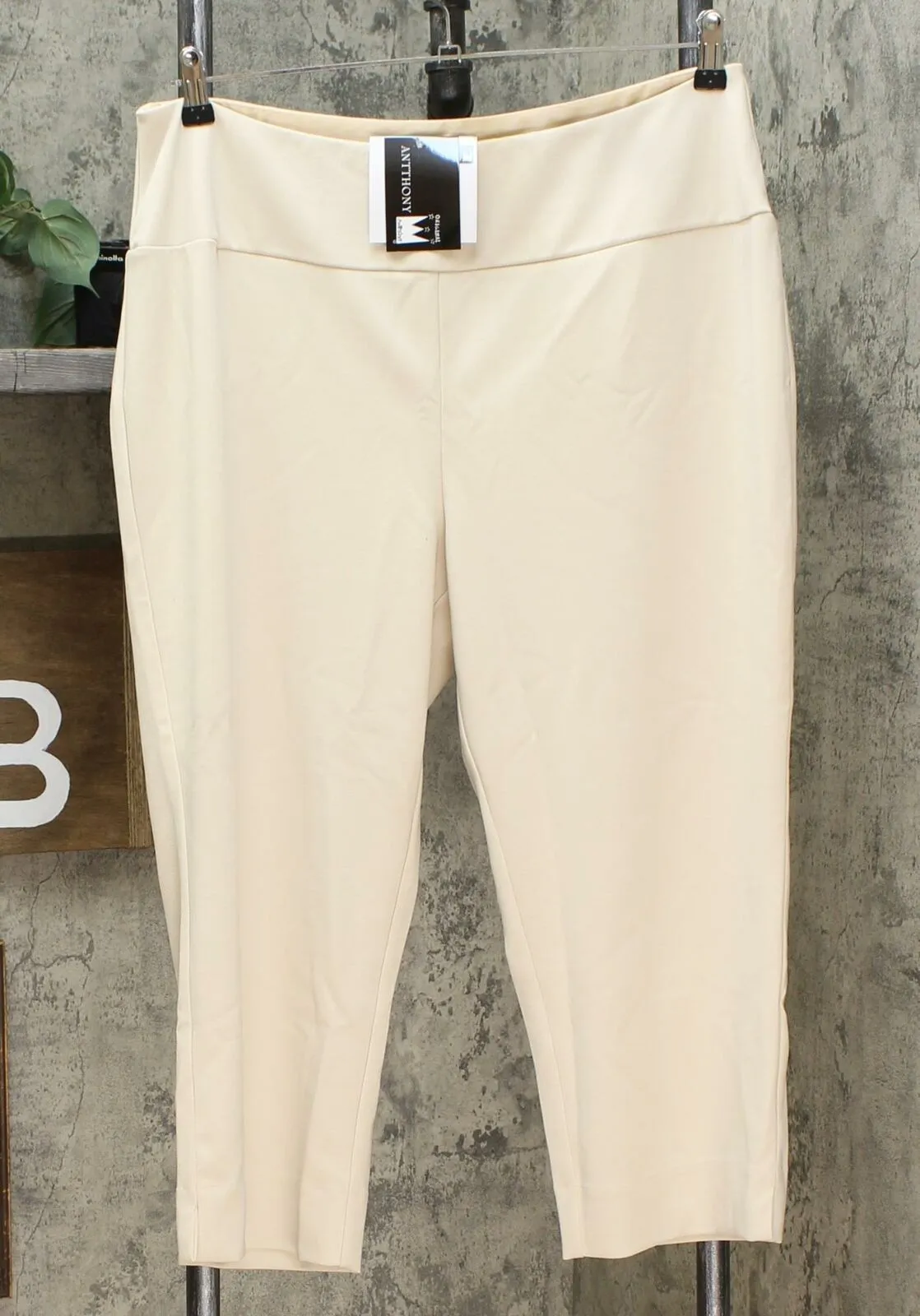 Antthony Women's Boss Lady Tummy Smoothing Pedal Pusher Pants