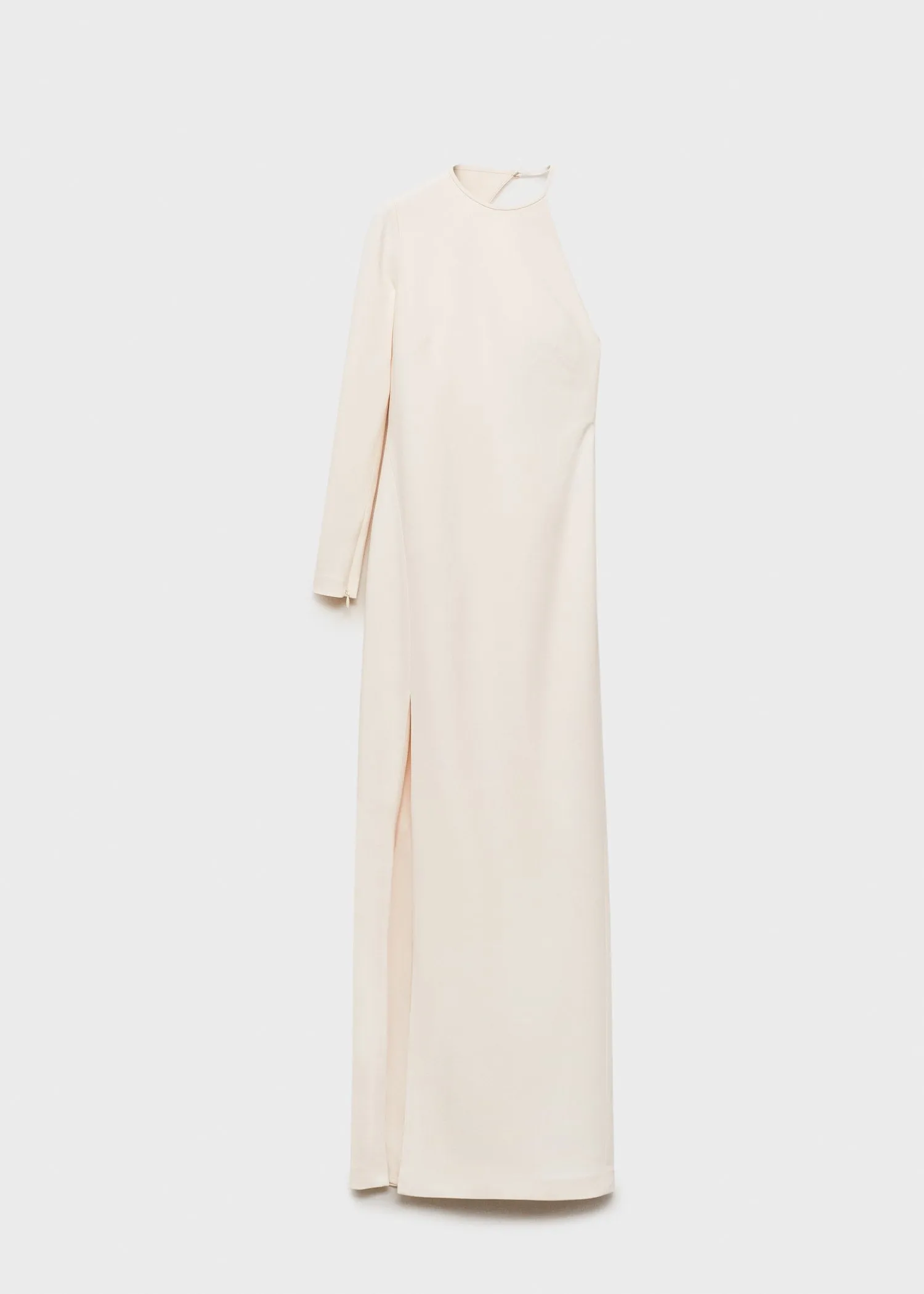 Asymmetrical open-back dress