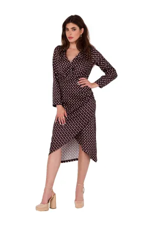 Asymmetrical Satin Cocktail Dress