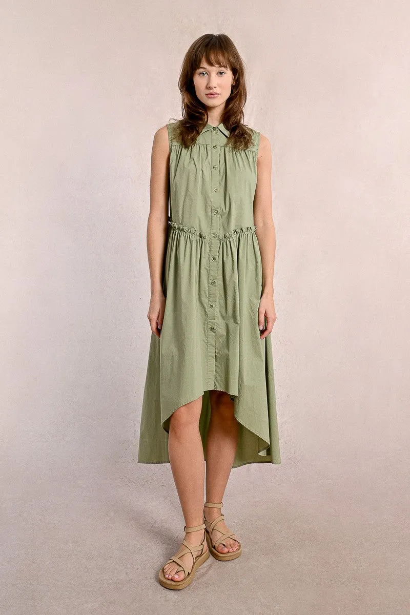 ASYMMETRICAL SHIRT DRESS