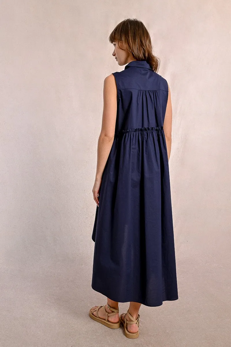 ASYMMETRICAL SHIRT DRESS