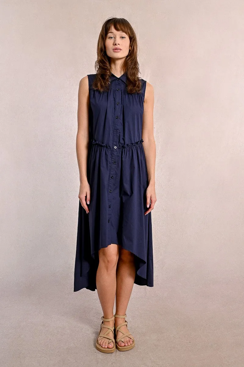 ASYMMETRICAL SHIRT DRESS