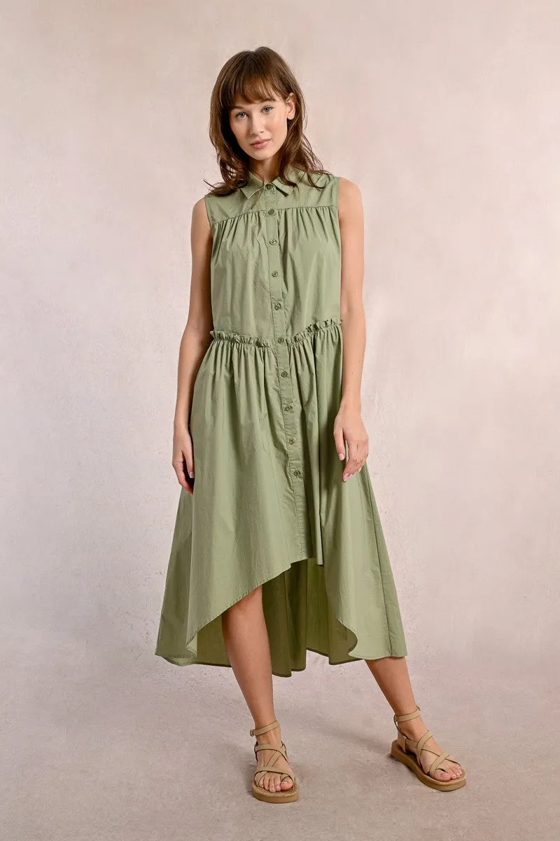 ASYMMETRICAL SHIRT DRESS