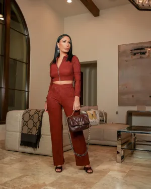 Atlas (Ancora Red Pants Set) ALL SALE ITEMS ARE A FINAL SALE NO EXCHANGE