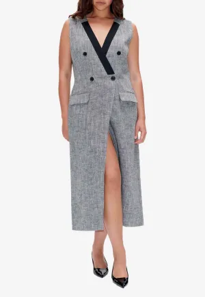 Aurore Double-Breasted Midi Dress