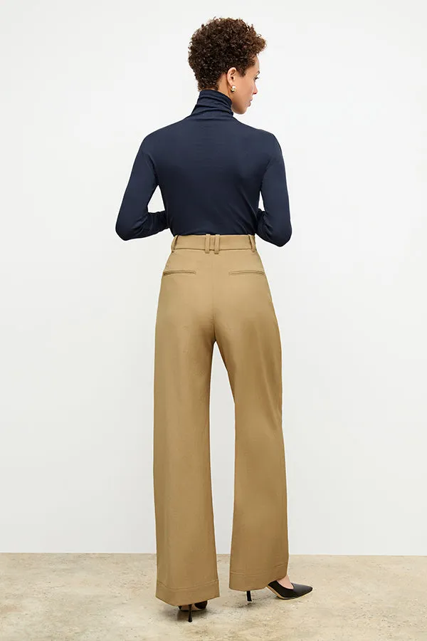 Axam Layering Turtleneck - Ribbed Pima Cotton :: Galaxy Blue