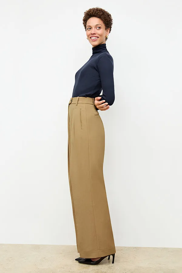 Axam Layering Turtleneck - Ribbed Pima Cotton :: Galaxy Blue