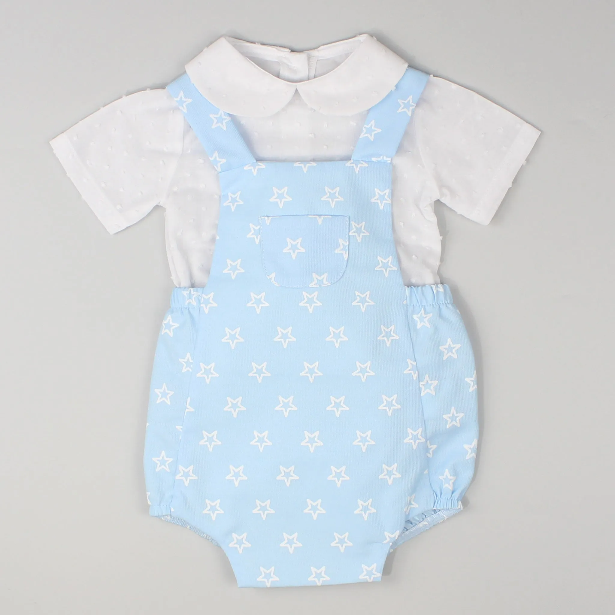 Baby Boys Two Piece Outfit- Jam Pants and Shirt Set