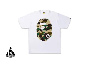 BAPE 1st Camo Big Ape Head Tee "White Yellow”