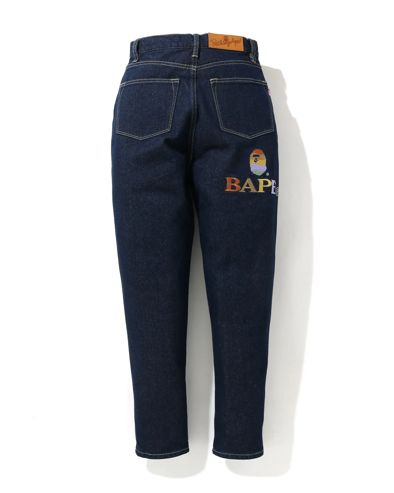 BAPE Logo Tapered Denim Jeans