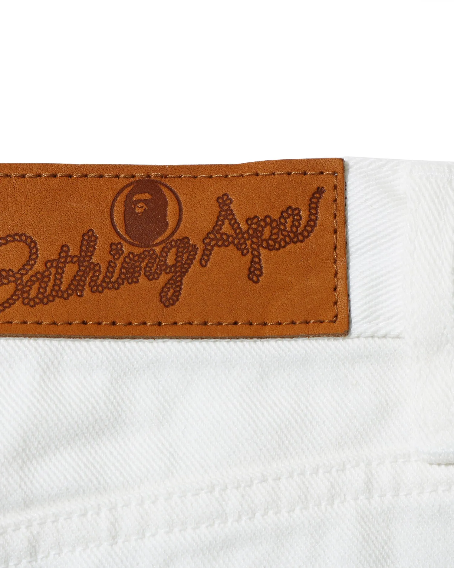 BAPE Logo Tapered Denim Jeans