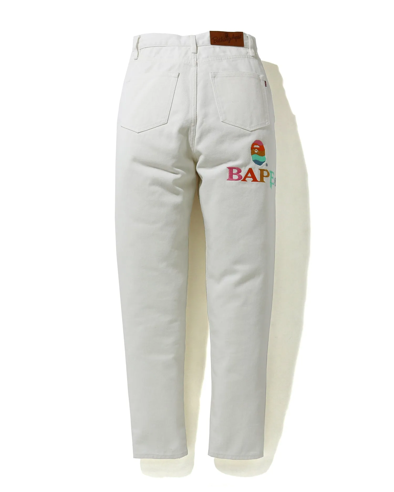 BAPE Logo Tapered Denim Jeans