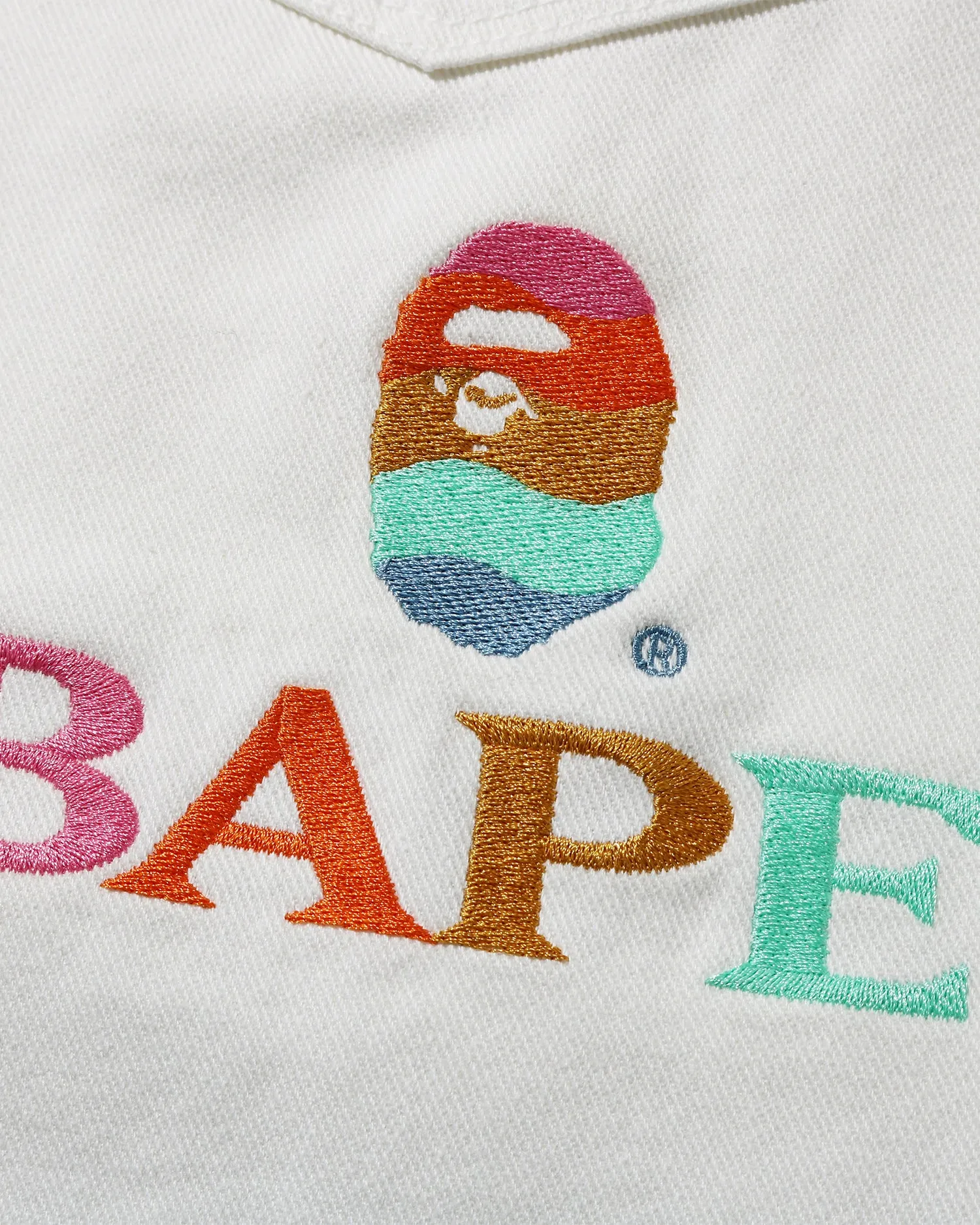 BAPE Logo Tapered Denim Jeans