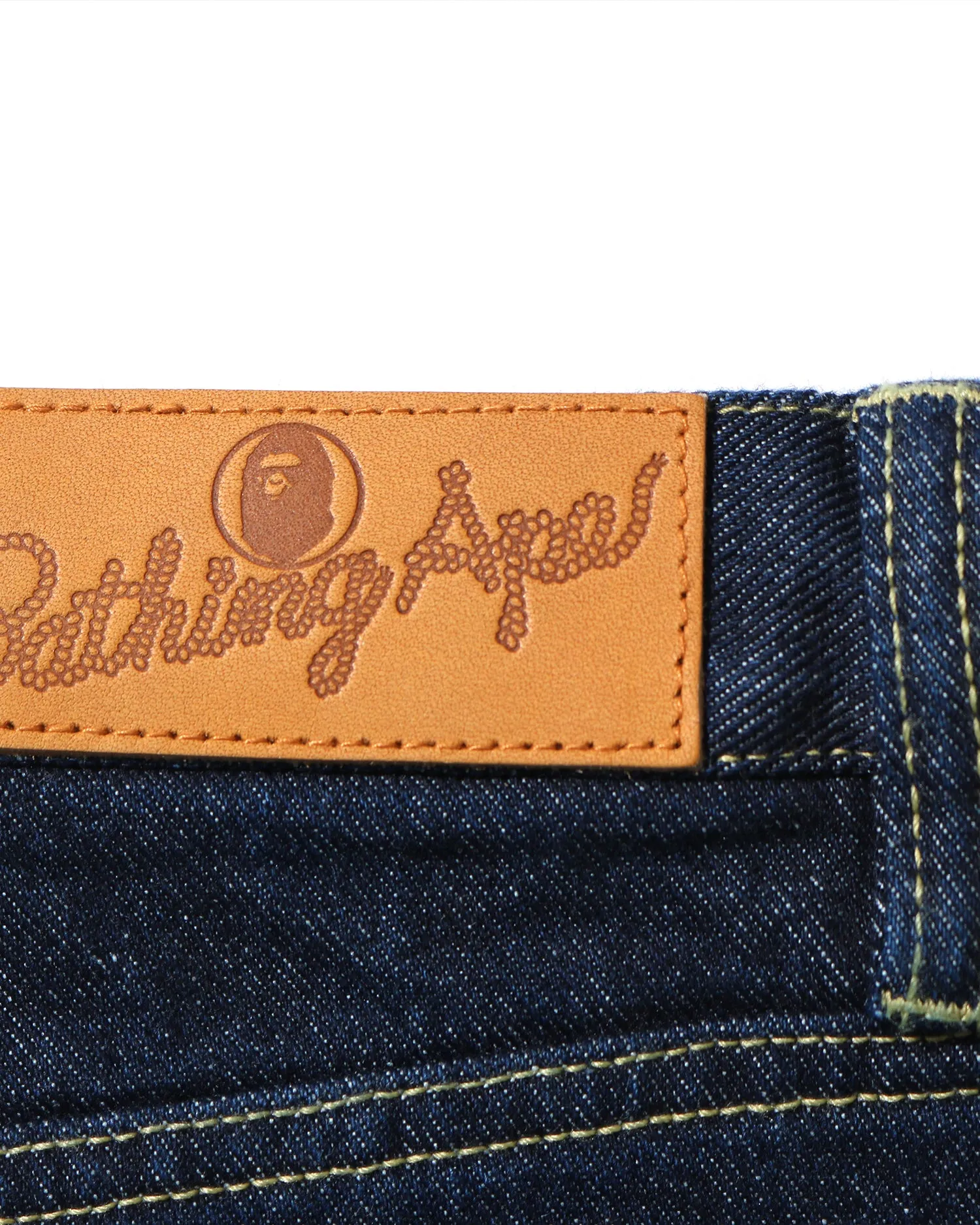 BAPE Logo Tapered Denim Jeans