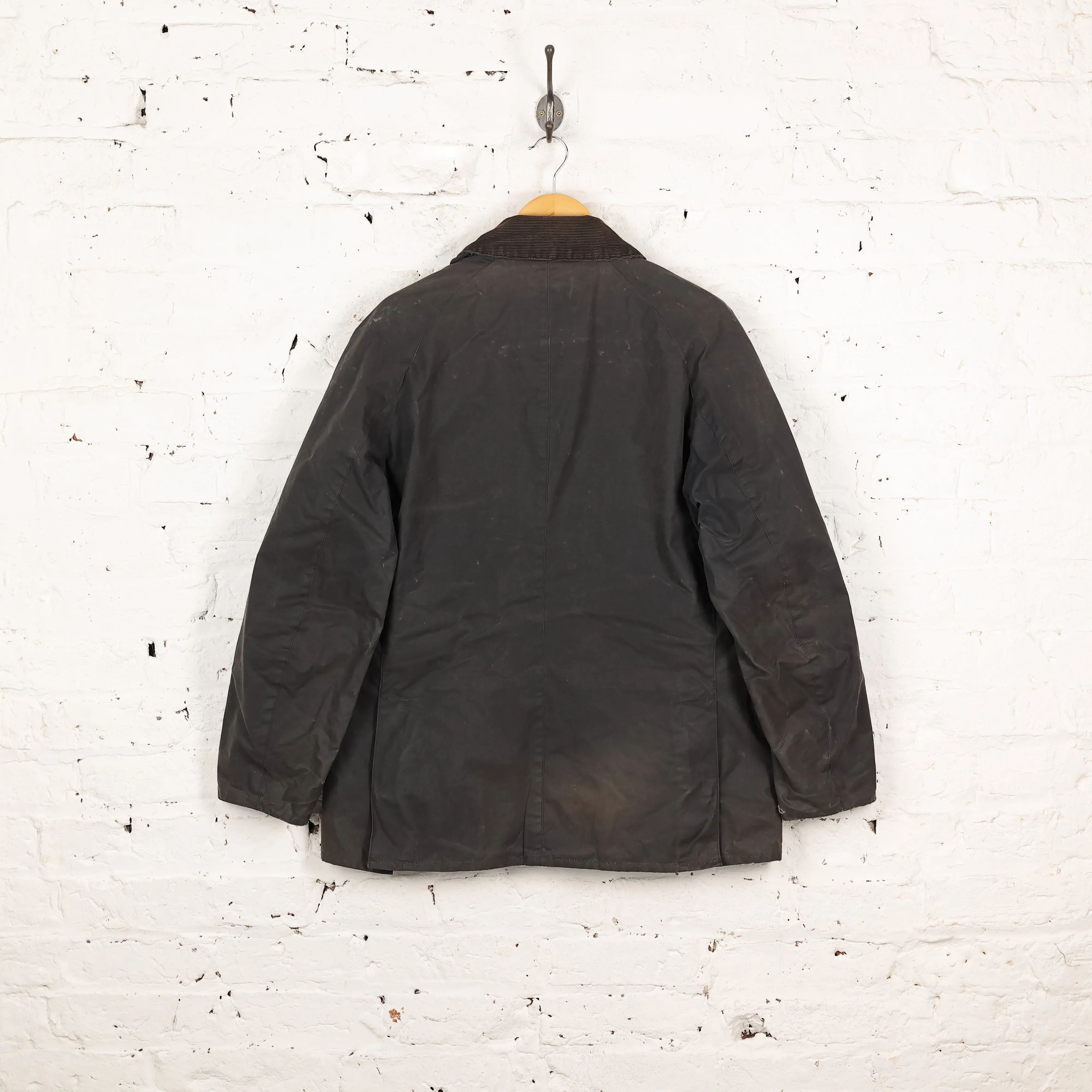 Barbour Ashby Wax Jacket - Blue - L