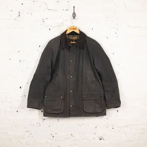 Barbour Ashby Wax Jacket - Blue - L