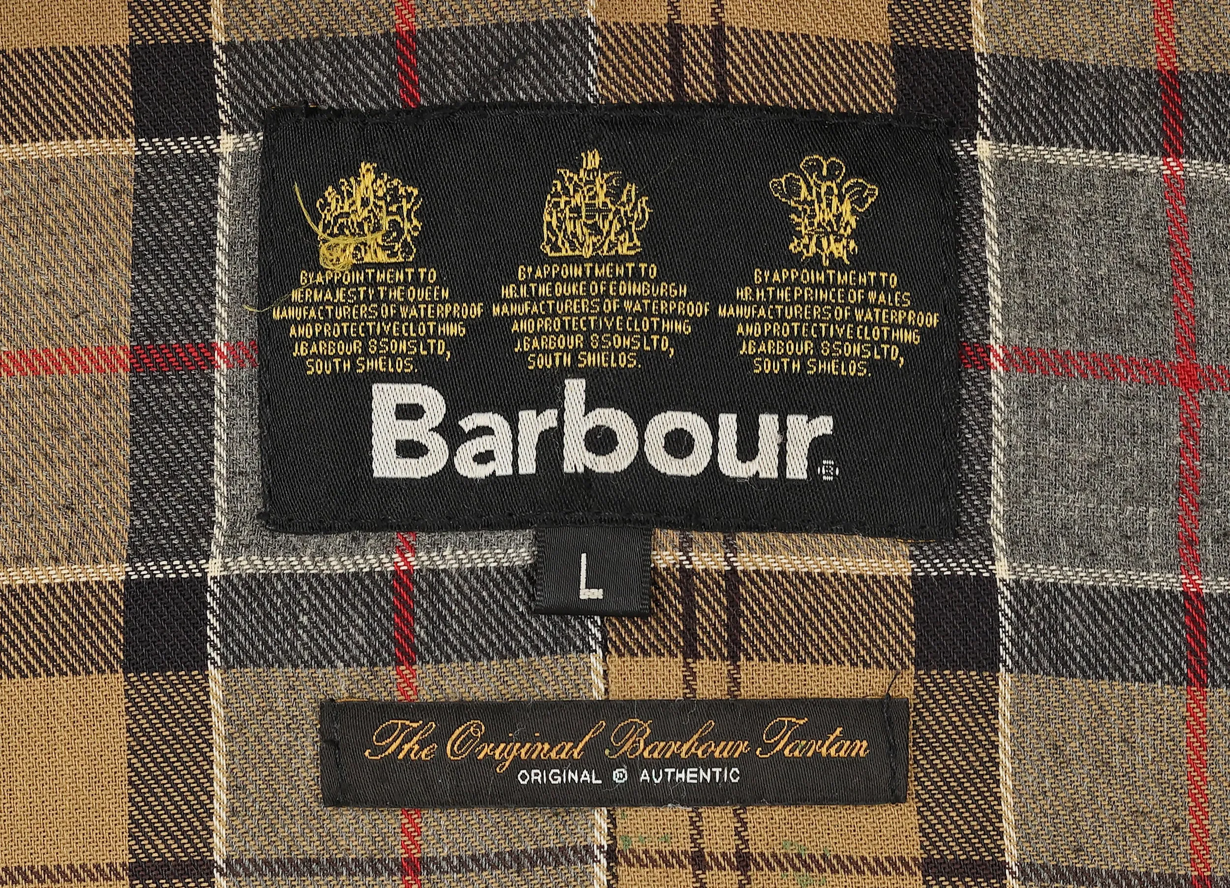 Barbour Ashby Wax Jacket - Blue - L