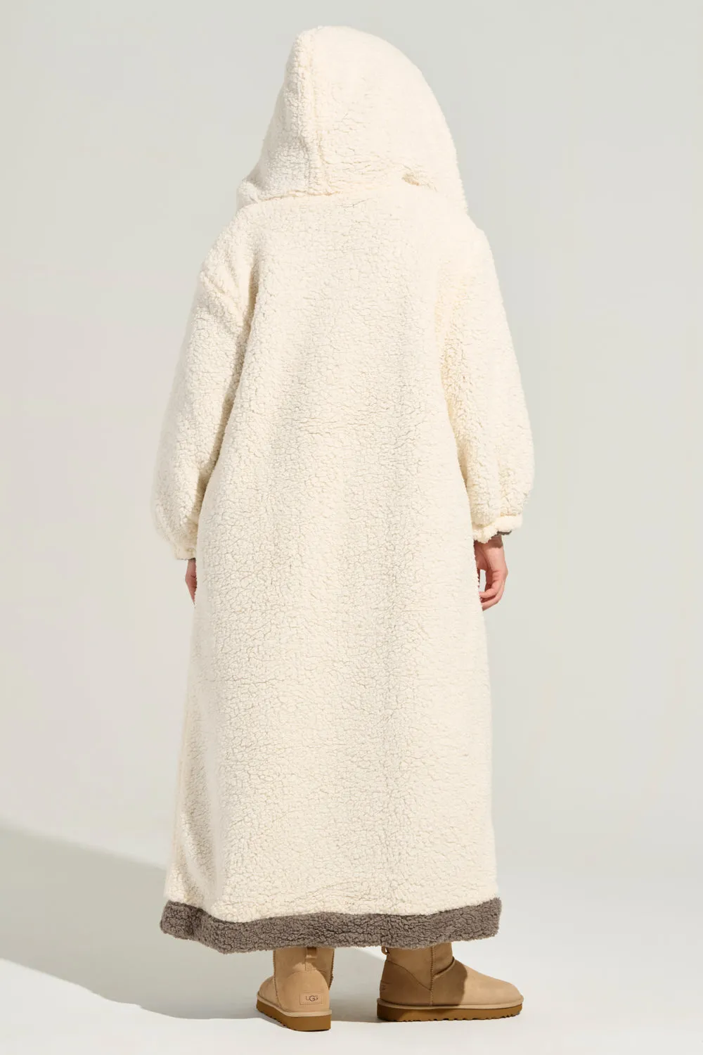 BEAR HUG REVERSIBLE FLEECE TRENCH