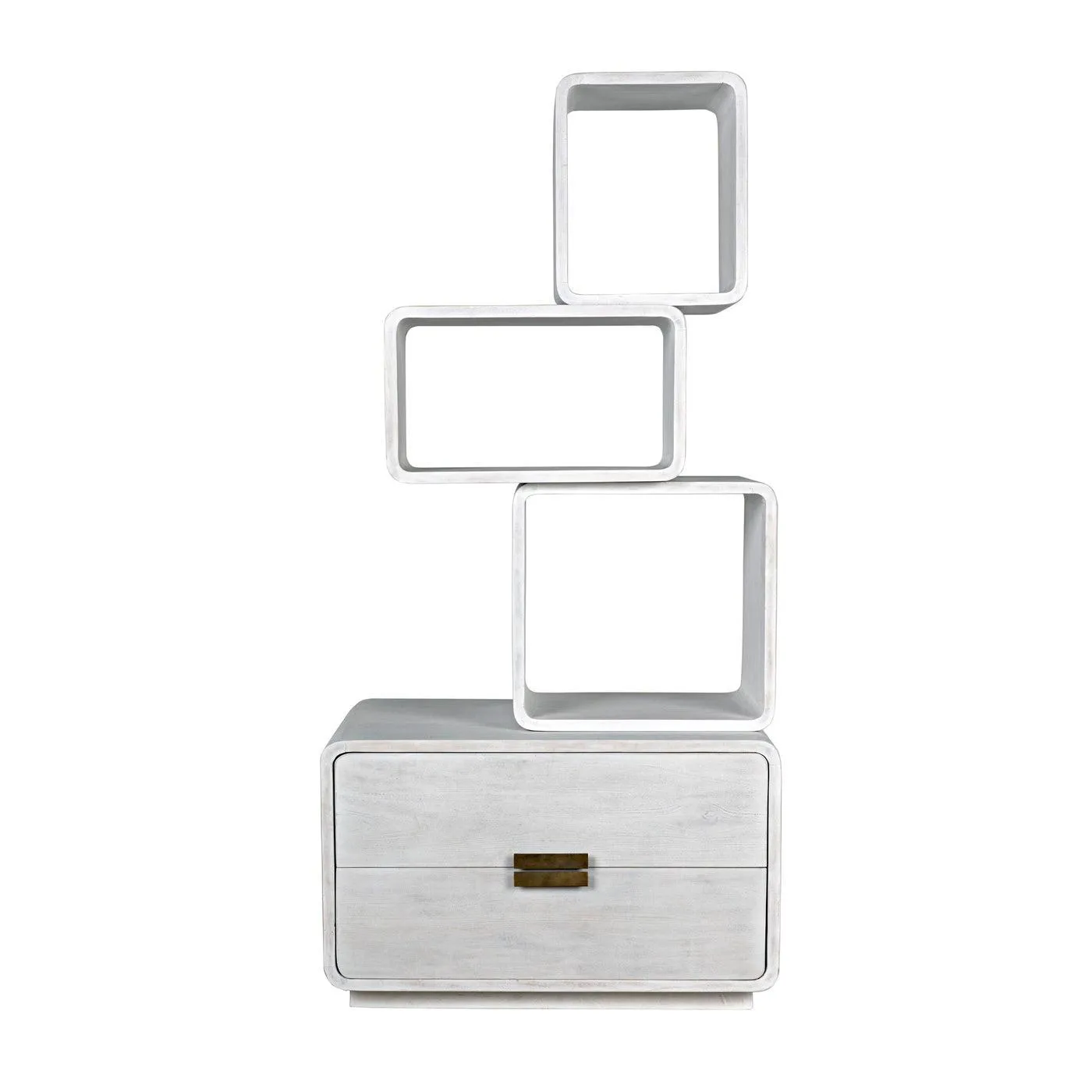 Belini Bookcase, White Wash