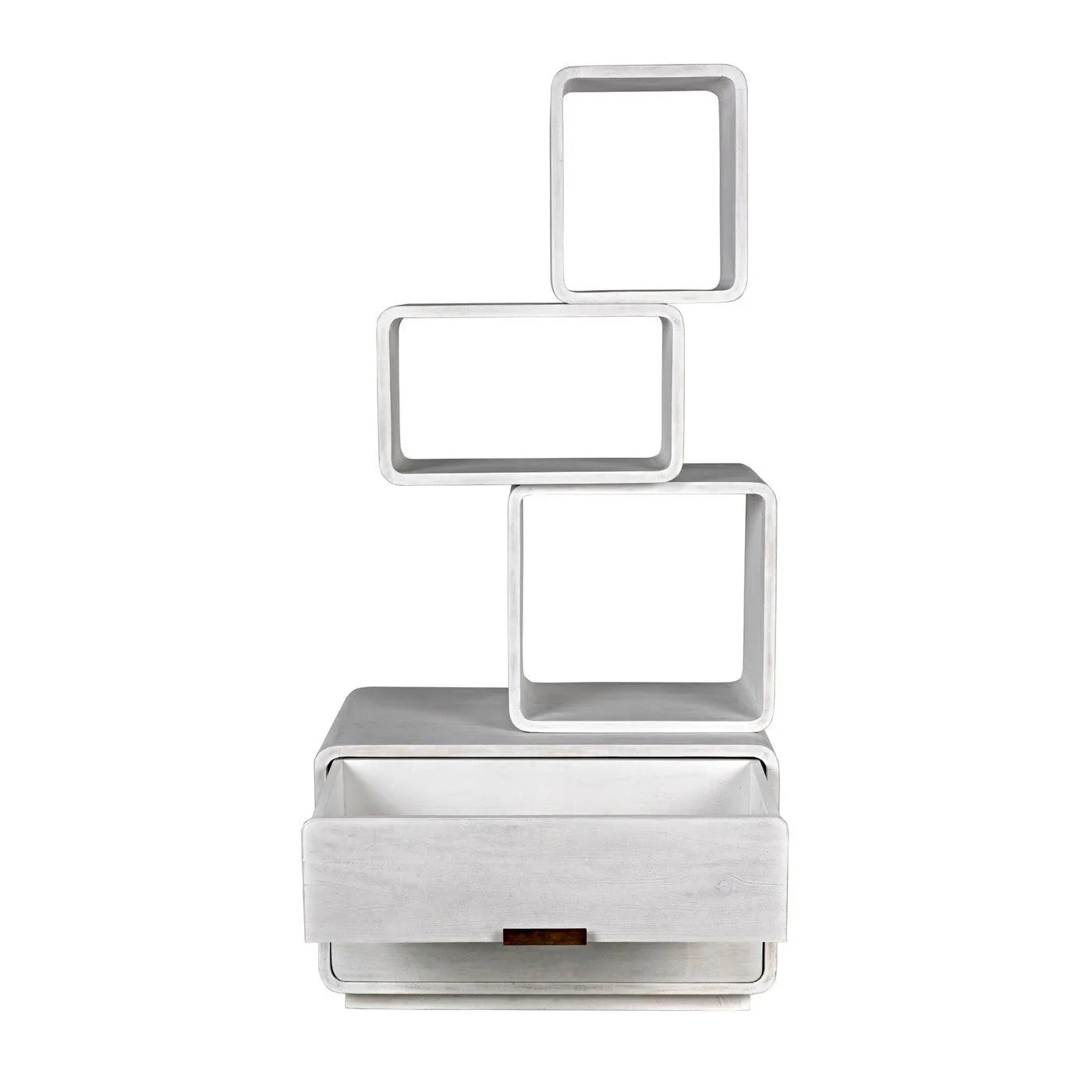 Belini Bookcase, White Wash