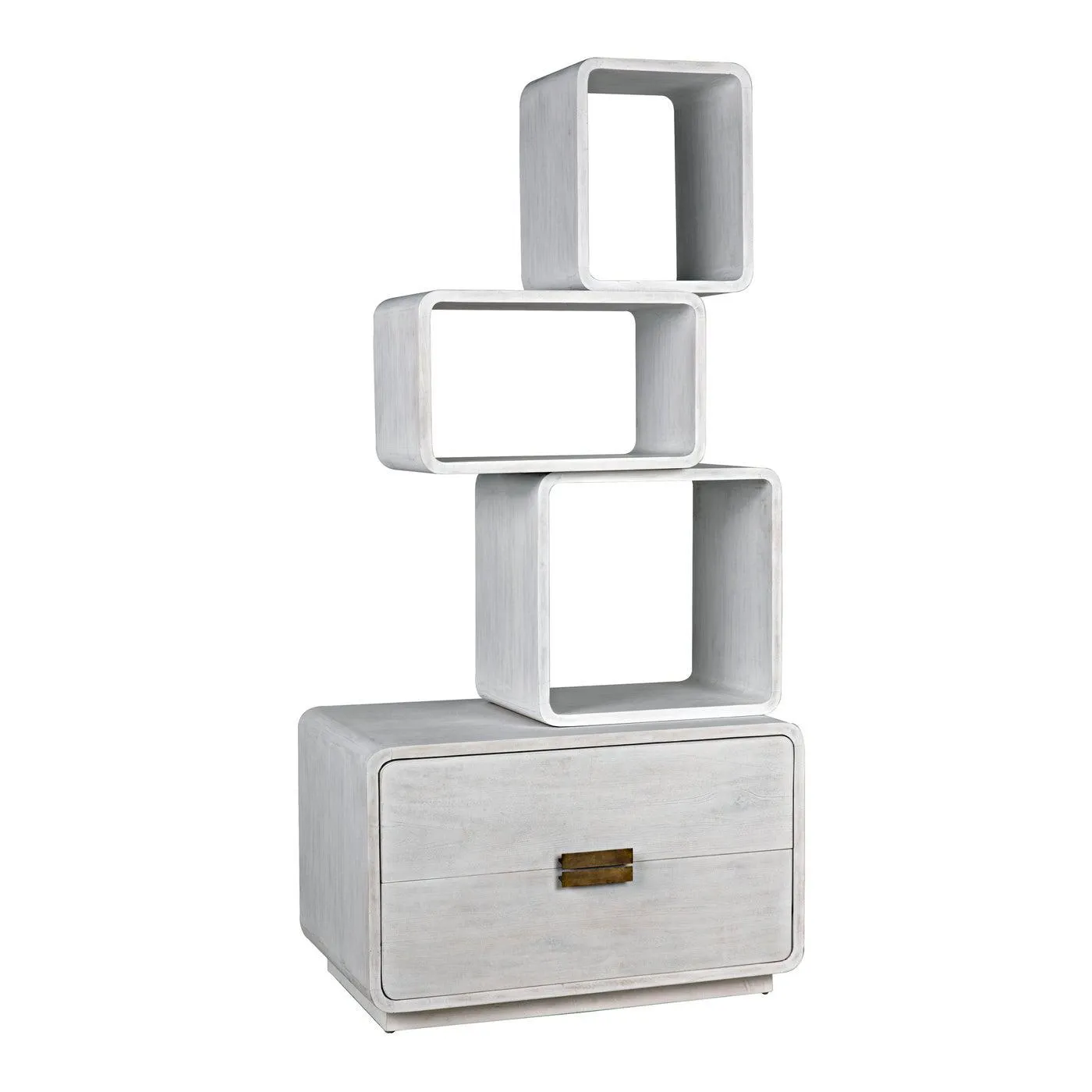 Belini Bookcase, White Wash