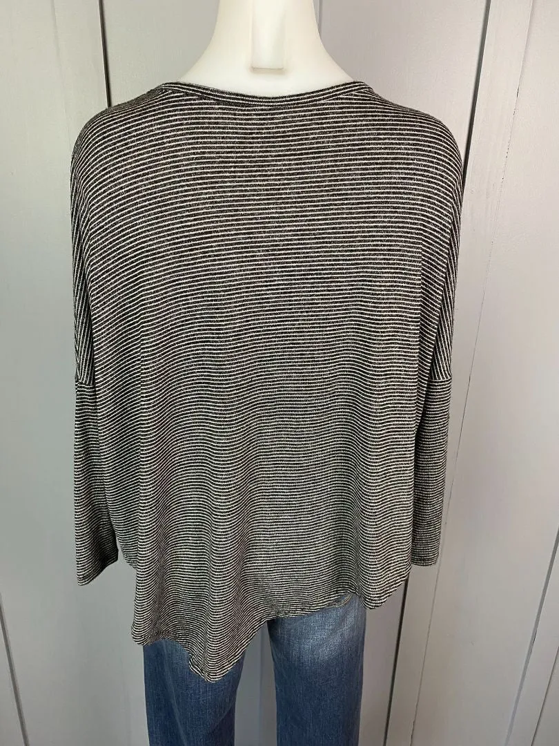 Black & White Seed Tops, XXS