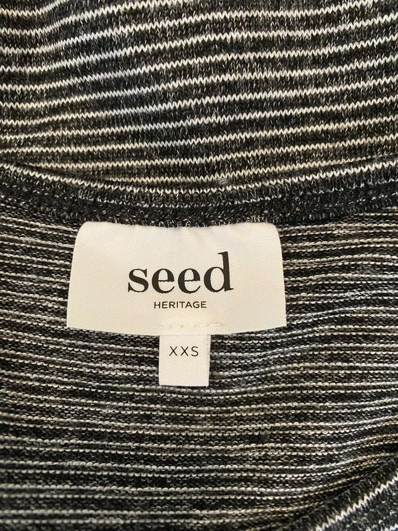 Black & White Seed Tops, XXS