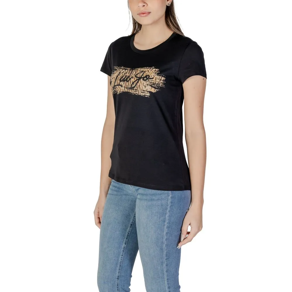 Black Cotton Tops & T-Shirt